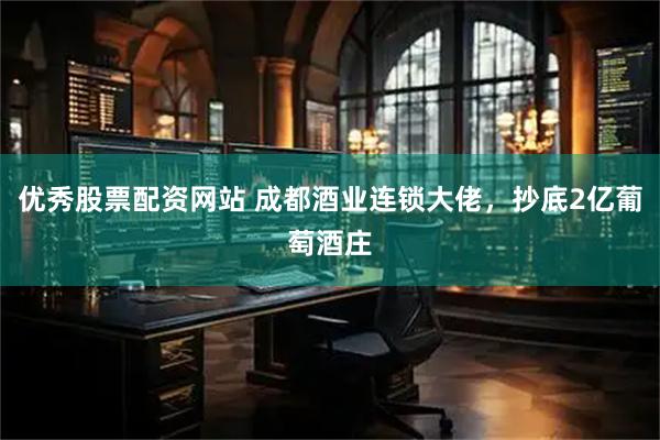 优秀股票配资网站 成都酒业连锁大佬，抄底2亿葡萄酒庄