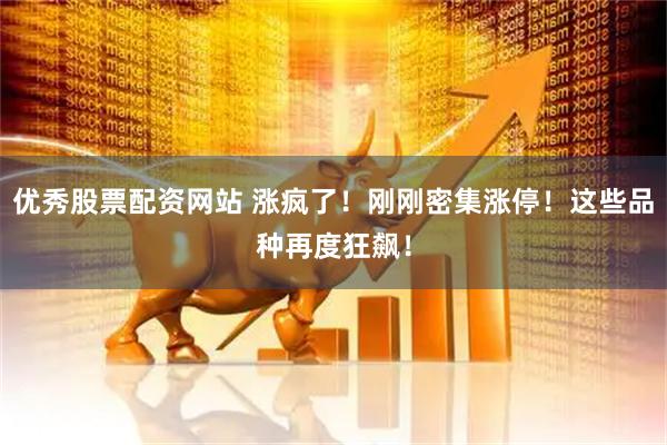 优秀股票配资网站 涨疯了！刚刚密集涨停！这些品种再度狂飙！